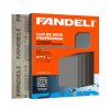 Paquete de lijas de agua FANDELI con distintas medidas de lijas de agua para cada tipo de aplicación.